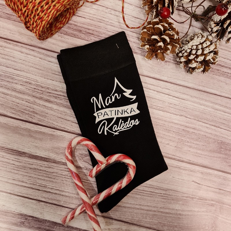 Kojinės: „Man patinka Kalėdos“