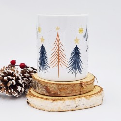 Puodelis „Jaukių ir gražių švenčių“