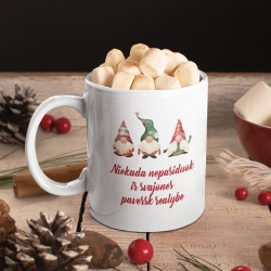 Puodelis „Niekada nepasiduok“