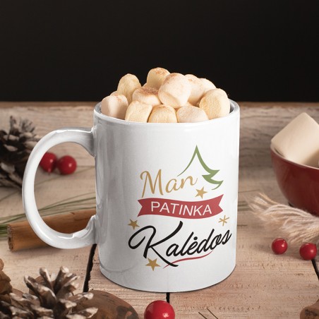 Puodelis „Man patinka Kalėdos“