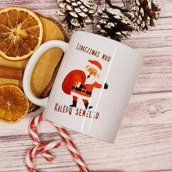 Puodelis „Linkėjimai nuo Kalėdų senelių“