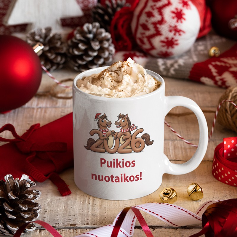 Puodelis „Puikios nuotaikos“