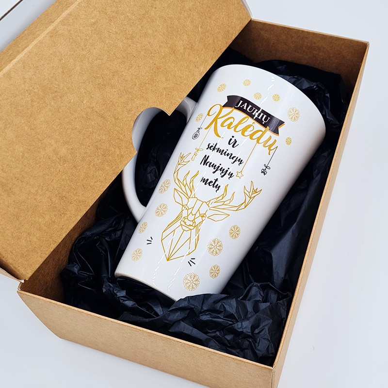 Puodelis Latte: „Jaukių Kalėdų“