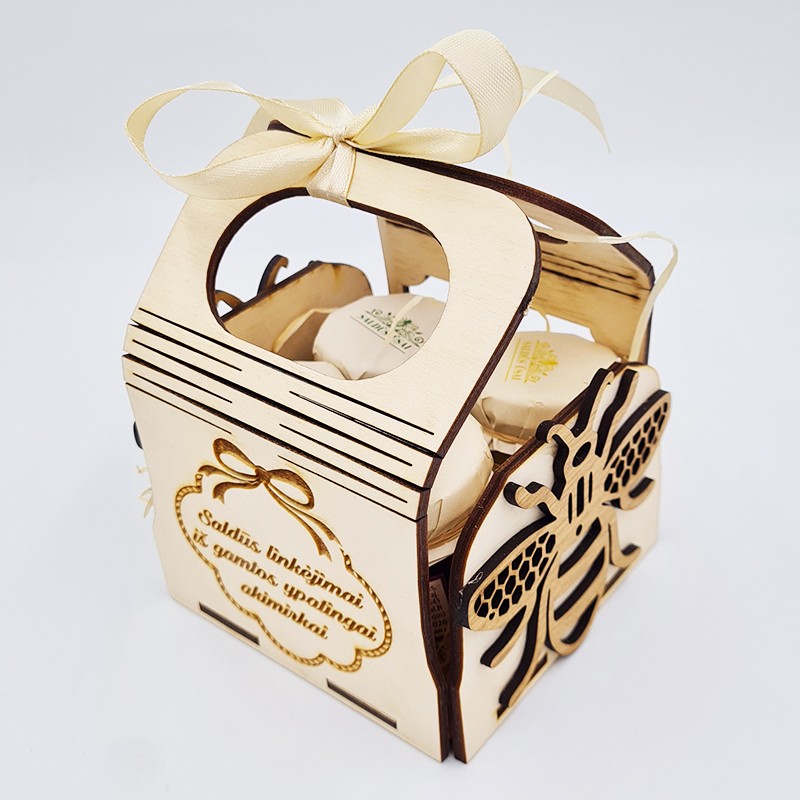 4 skonių medaus skanėstų rinkinys