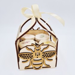 4 skonių medaus skanėstų rinkinys