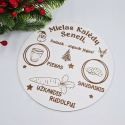 Padėkliukas „Mielas Kalėdų Seneli“