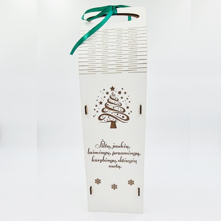 Butelio dėžutė „Šiltų, jaukių....“