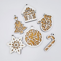 Eglutės žaisliukų rinkinys