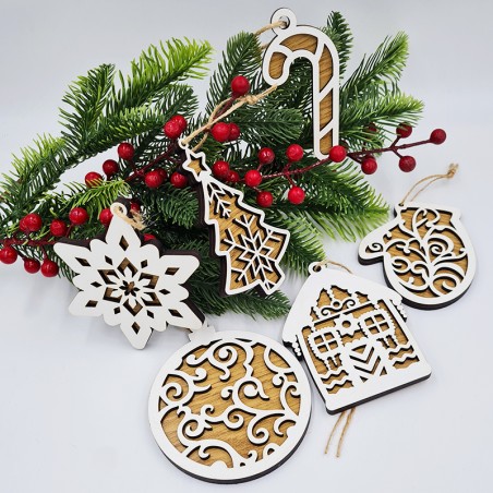 Eglutės žaisliukų rinkinys