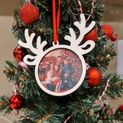 Eglutės žaisliukas su jūsų pasirinkta nuotrauka