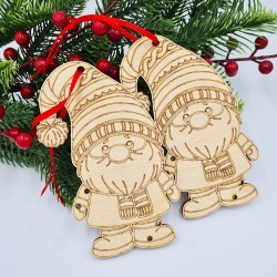 Nuspalvink eglutės žaisliuką nykštuką