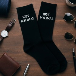 Kojinės „100% mylimas“