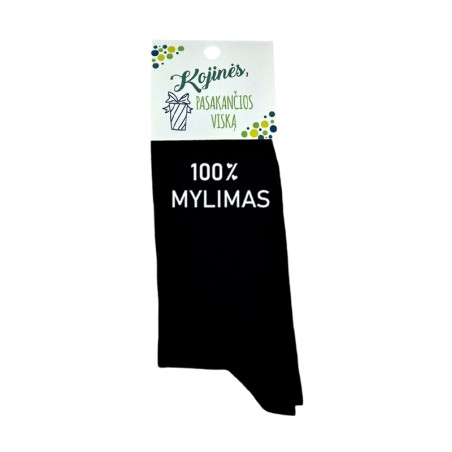 Kojinės „100% mylimas“