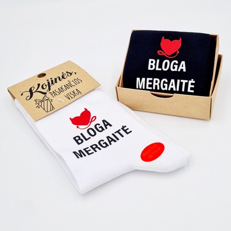 Kojinės „Bloga mergaitė“