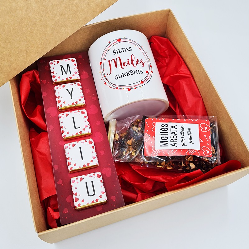 Dovanų rinkinys „Šiltas meilės gurkšnis“