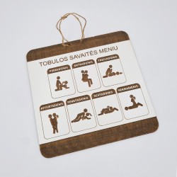 Pakabinama lentelė „Tobulos savaitės meniu“