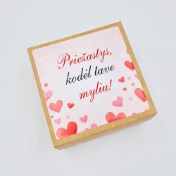 Šokoladukų rinkinys „Priežastys, kodėl tave myliu “