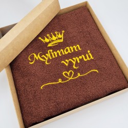 Siuvinėtas rankšluostis „Mylimam vyrui“