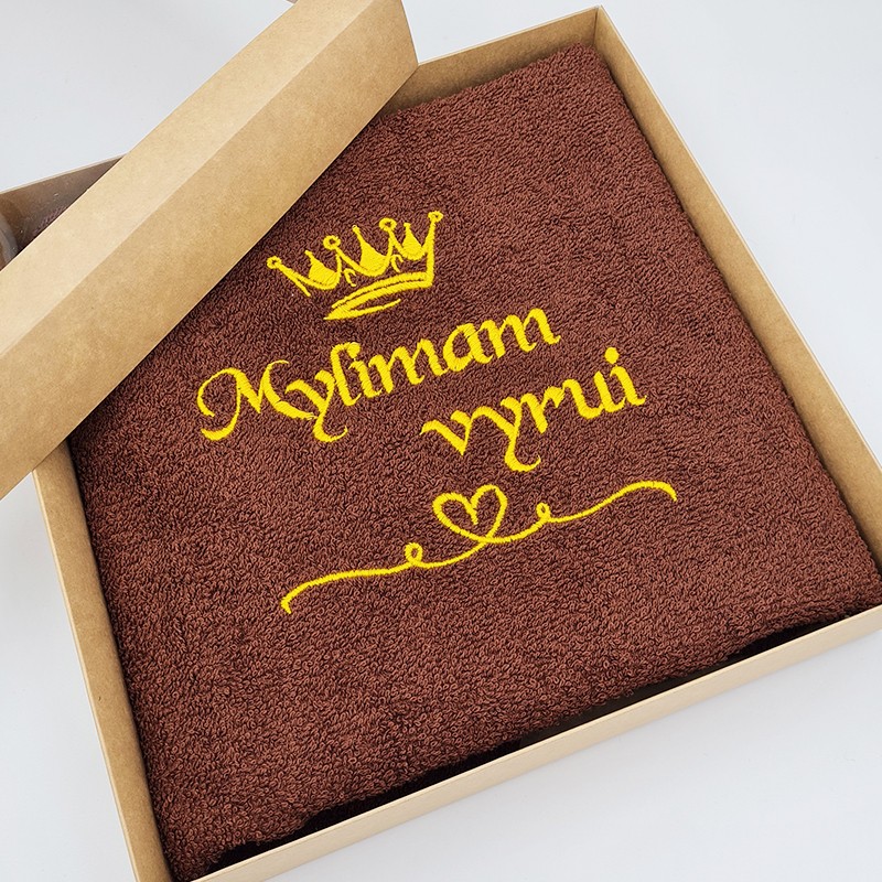 Siuvinėtas rankšluostis „Mylimam vyrui“