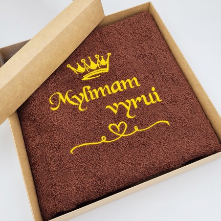 Siuvinėtas rankšluostis „Mylimam vyrui“