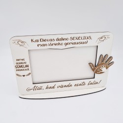 Rėmelis seneliams „Ačiū, kad visada esate šalia“