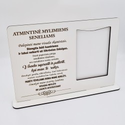 Rėmelis „Atmintinė seneliams“