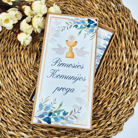 Šokoladukų rinkinys „Pirmosios Komunijos proga“