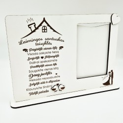 Rėmelis „Laimingos santuokos taisyklės“