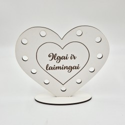 Pastatoma širdelė pinigams dovanoti „Ilgai ir laimingai“