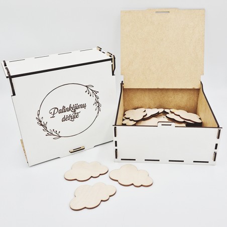 Palinkėjimų dėžutė „Debesėliai“