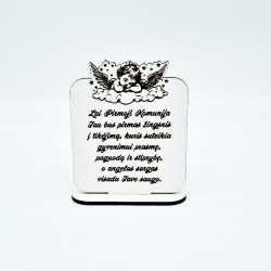 Pastatomas sveikinimas „Lai Pirmoji Komunija “