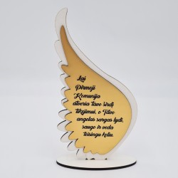 Pastatomas sveikinimas „Sparnas “