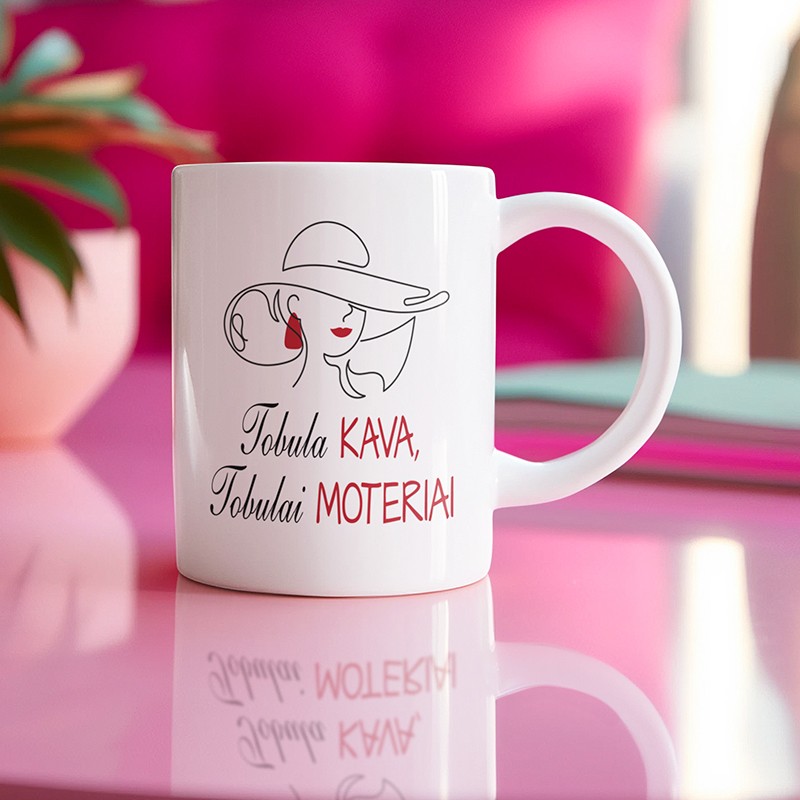 Puodelis „Tobula kava tobulai moteriai“