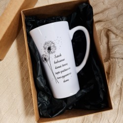 Latte puodelis „Suteik kiekvienai dienai šansą“