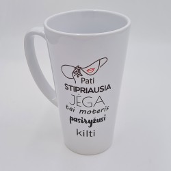 Latte puodelis „Stipriausia jėga“