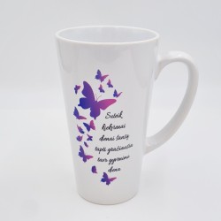 Latte puodelis „Suteik kiekvienai dienai šansą“