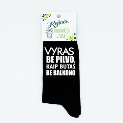 Kojinės „Vyras be pilvo“