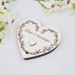 Žiedų dėžutė „Ilgai ir laimingai“