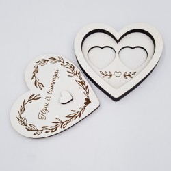 Žiedų dėžutė „Ilgai ir laimingai“