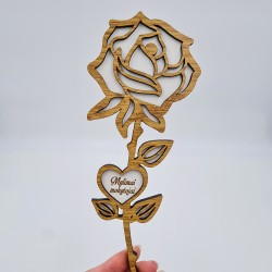 Medinė gėlė „Mylimai mokytojai“