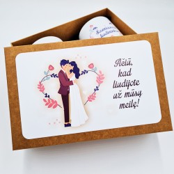 Dovanų rinkinys „Ačiū, kad liudijot už mūsų meilę“