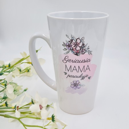 Puodelis: „Geriausia mama pasaulyje“