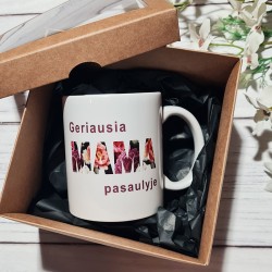 Puodelis: „Geriausia mama pasaulyje“