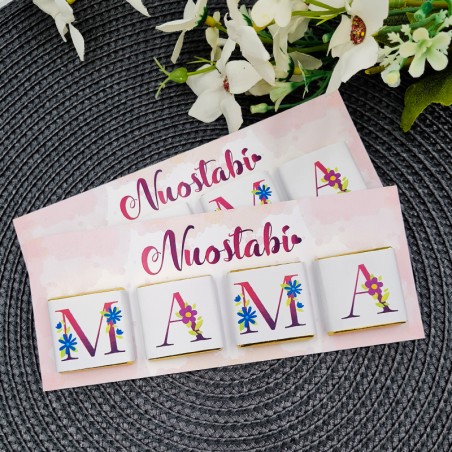 Atvirutė su šokoladukais „Nuostabi mama“