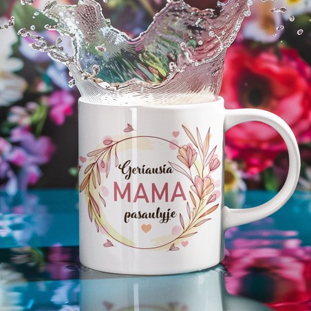 Puodelis: „Geriausia Mama pasaulyje“