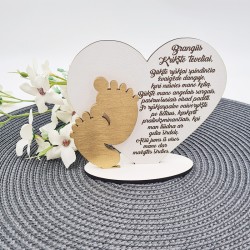 Pastatoma širdis „Brangūs Krikšto tėveliai“