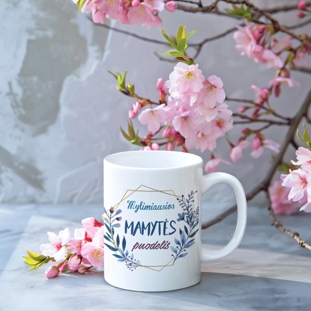 Puodelis: „Mylimiausios mamytės puodelis“