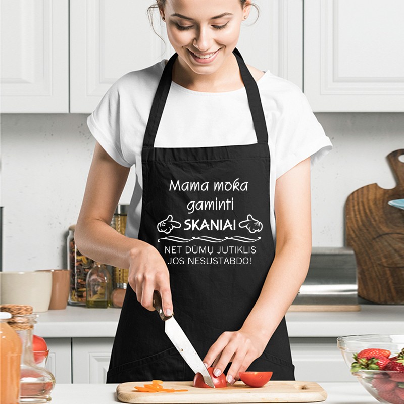 Prijuostė „Mama moka gaminti“