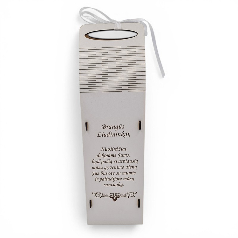 Butelio dėžutė „Brangūs liudininkai“