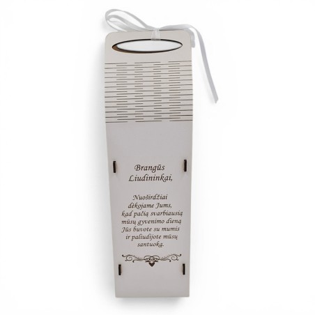 Butelio dėžutė „Brangūs liudininkai“